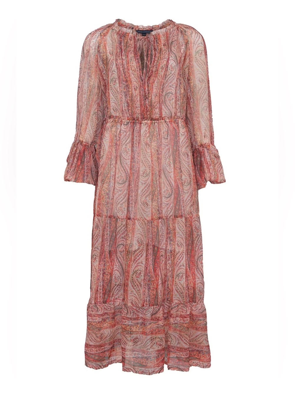 French Connection Boho Malika Paisley Maxi Dress Size 4
